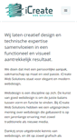 Mobile Screenshot of icreate.be