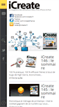 Mobile Screenshot of icreate.fr
